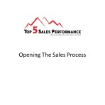 Opening the Sales Process